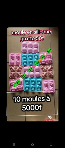 Moules en silicone pour pâtisserie