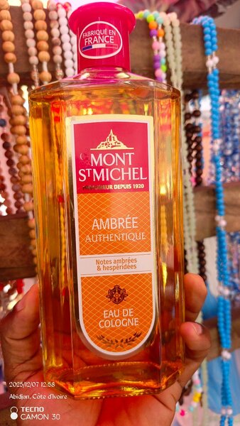 Eau de Cologne Ambre Authentique