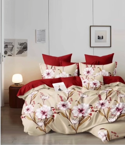 7pcs removable reversible duvet set