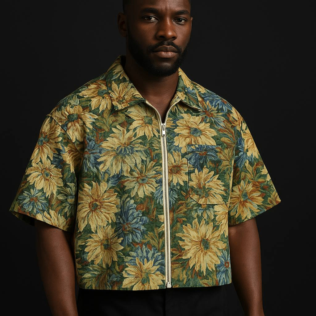 Unisex Cropped Shirt