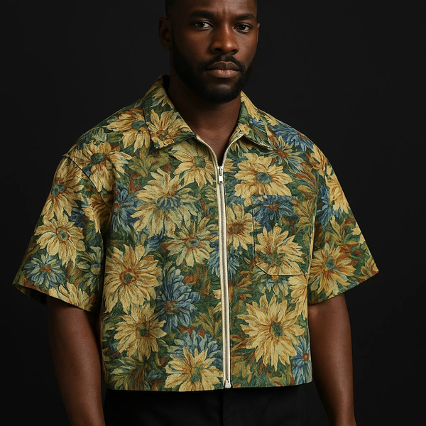 Unisex Cropped Shirt