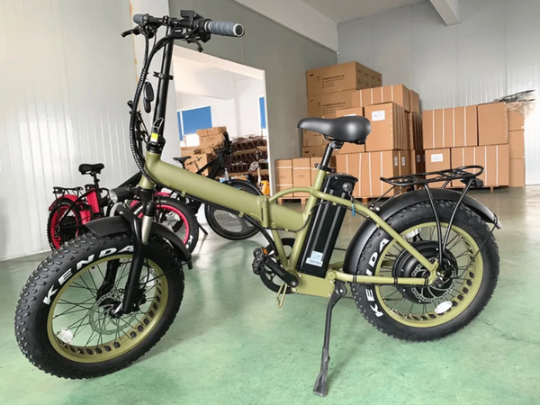 Vélo électrique pliant robuste