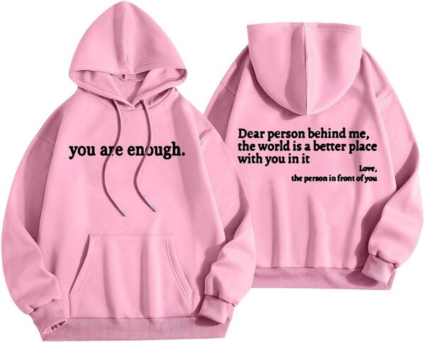 Sweathirt à message positif