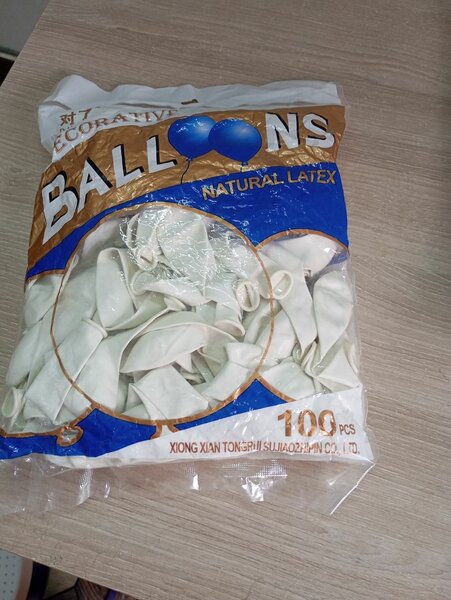 Ballons en latex naturel