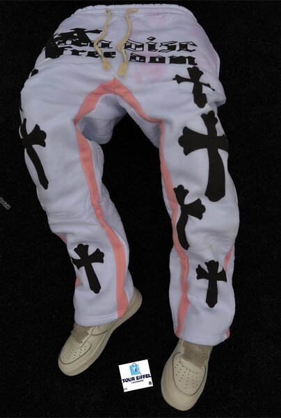 Pantalon de survêtement unisexe cross design