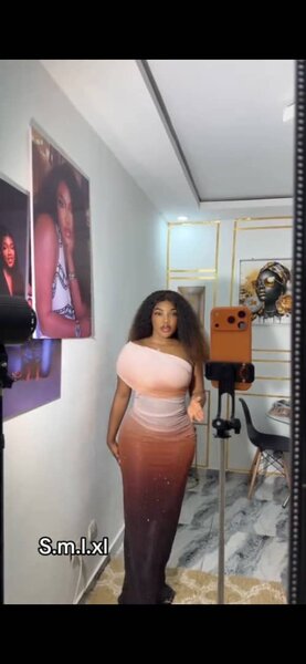 Robe longue dégradée élégante