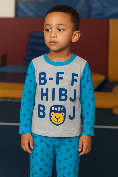 Pyjama enfant motif étoiles