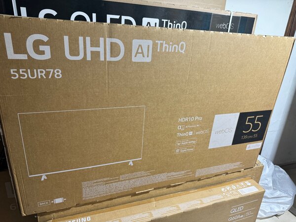 LG, UHD 4K TV, 55 inch UR78 series, WebOS Smart AI ThinQ, Ma