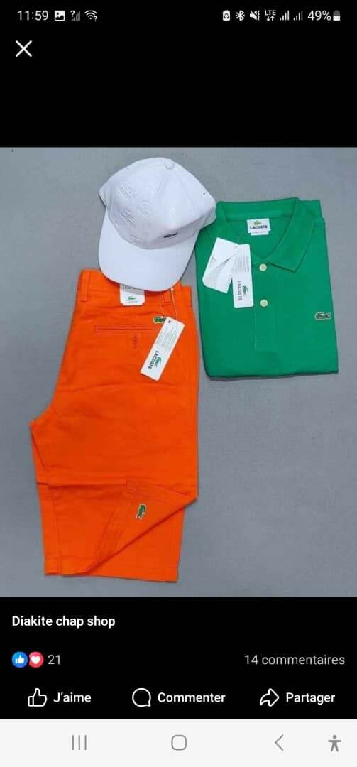 Ensemble polo Lacoste