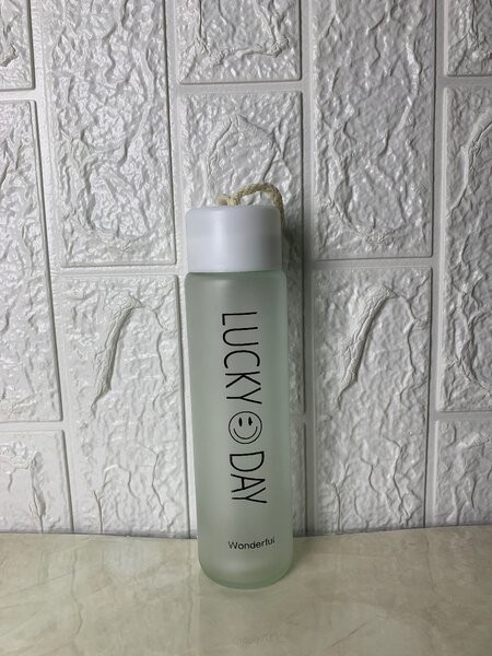 Bouteille en verre réutilisable