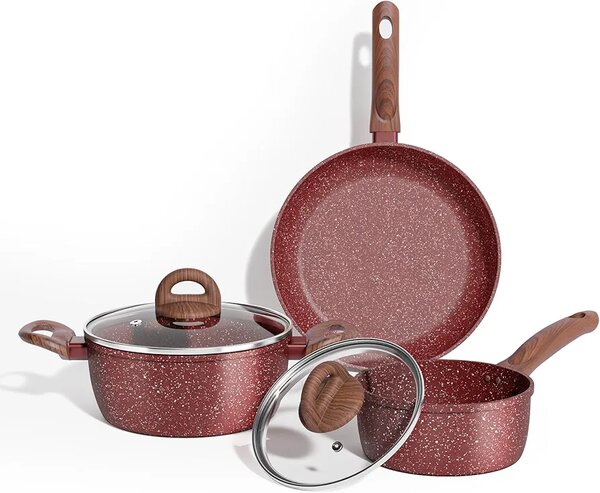 Ensemble de soupière et poêle