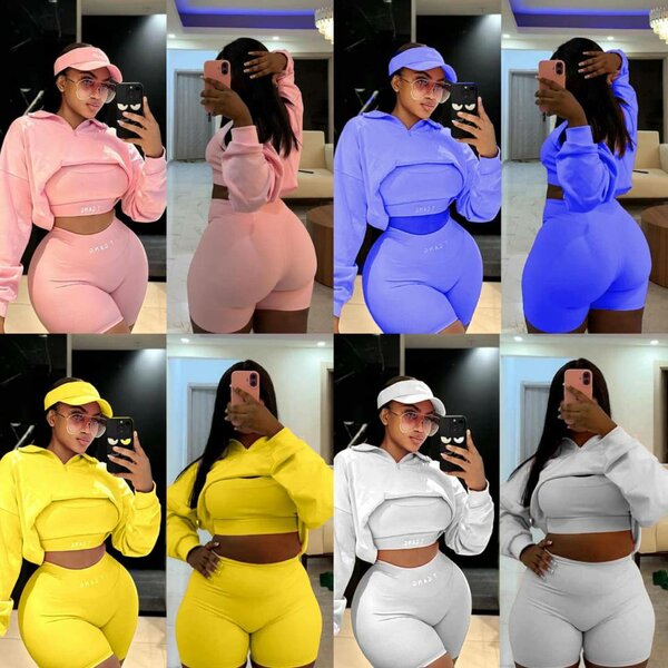 Tenue de sport colorée femme