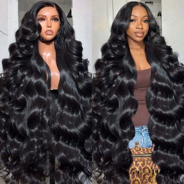 Perruque ondulée longue