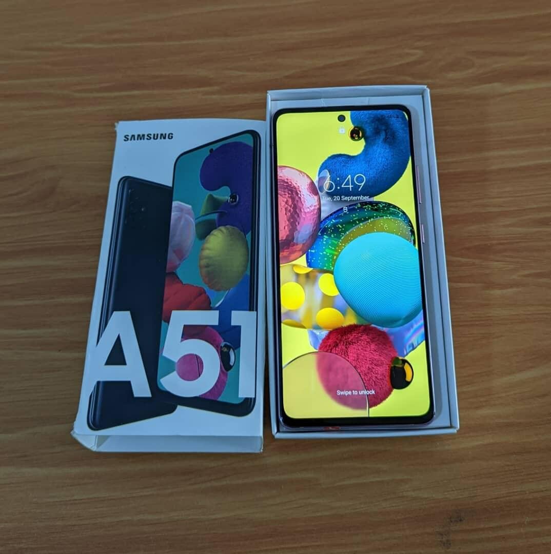 Galaxy A51 128gb dual sim fresh in box 4500mAh capacity all