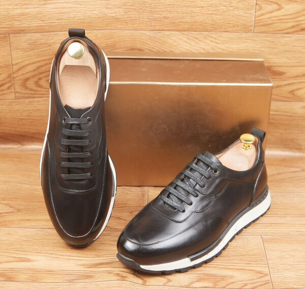 Sneakers en cuir élégantes