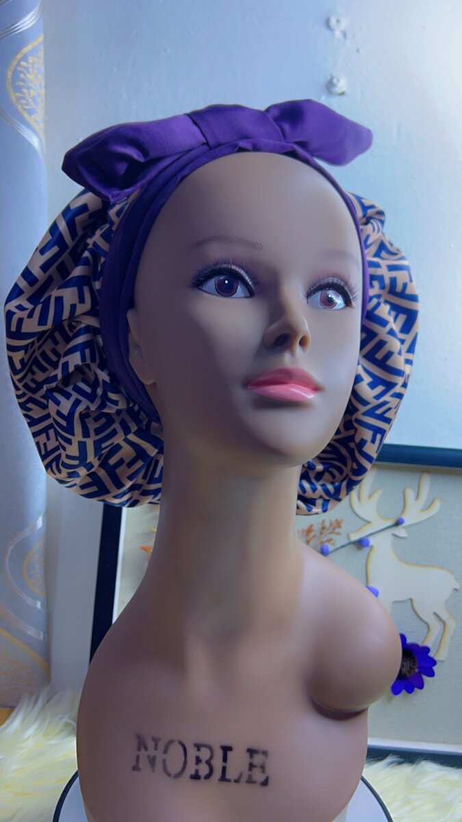 2 in 1 hair bonnet