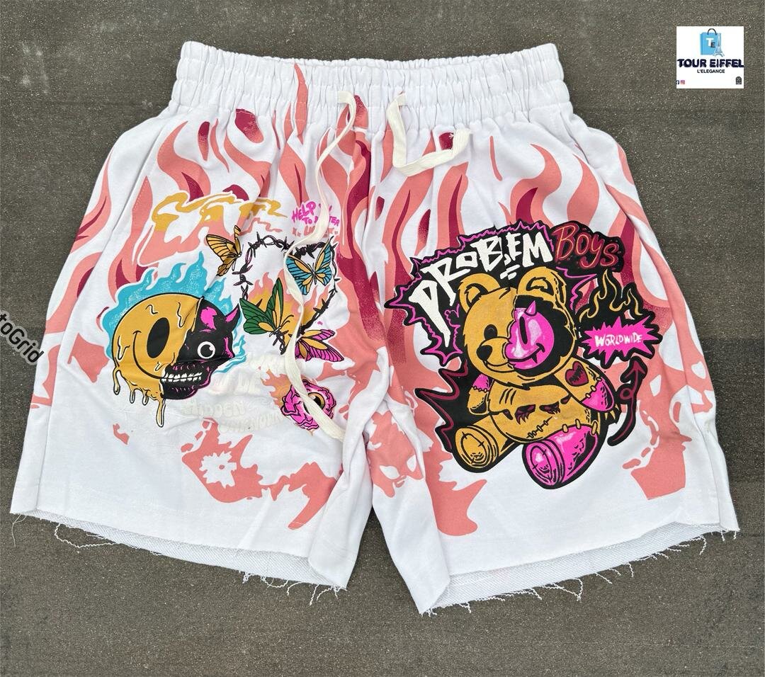 Shorts homme imprimés mode