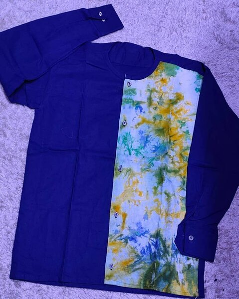 Chemise en coton mixte