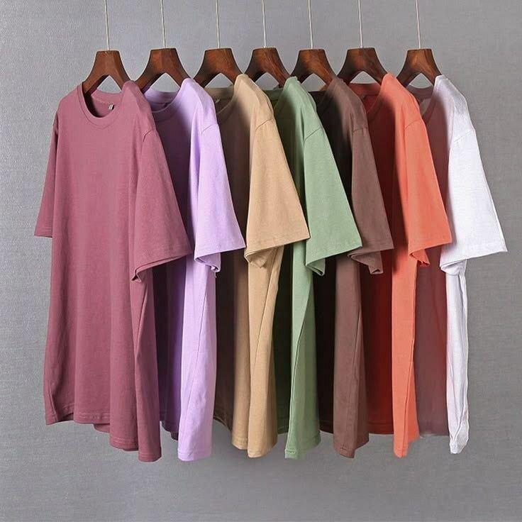 T-shirts colorés unisexes