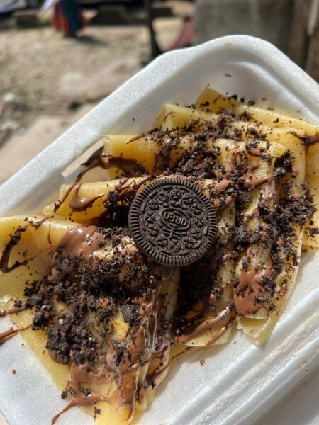 Crêpes au Chocolat Oreo