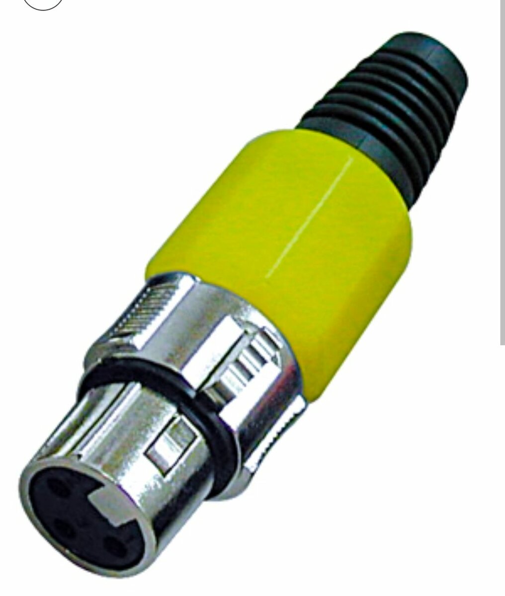 Connecteur XLR 3 Pins Colorés