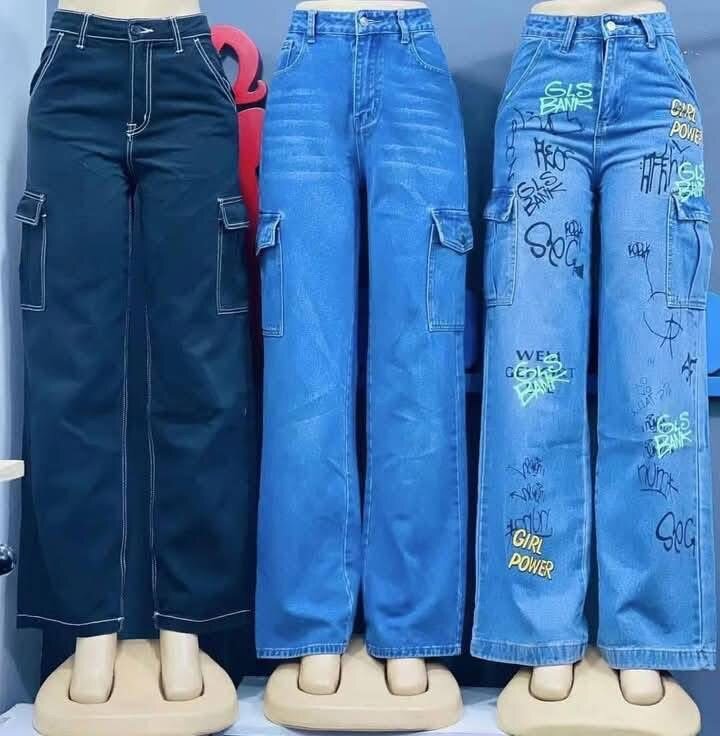 Pantalons larges tendance femme