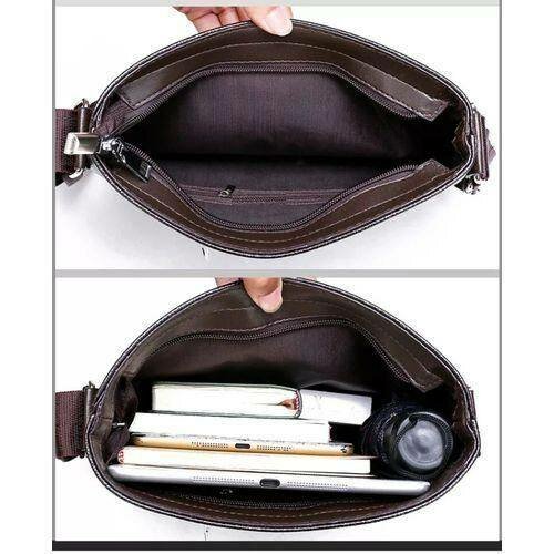 Sac bandoulière en cuir homme