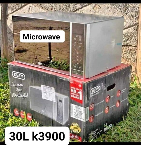 Grey microwave 30l defy