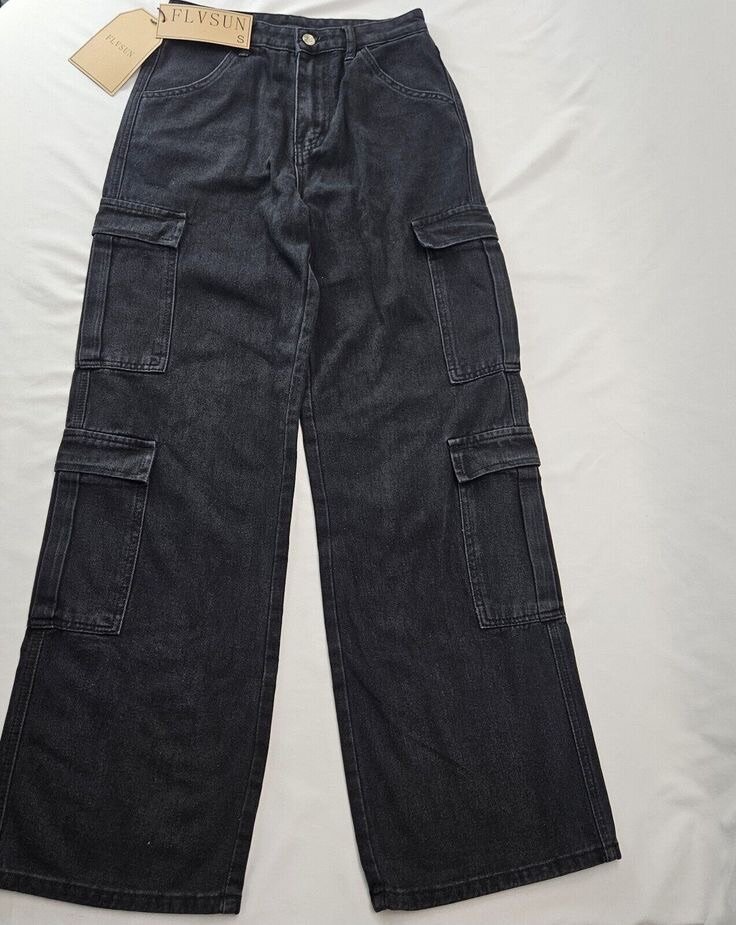 Cargo jeans trousers
