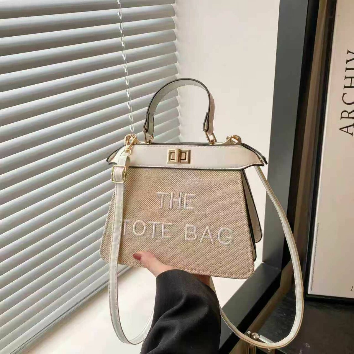 Sac à main chic en toile