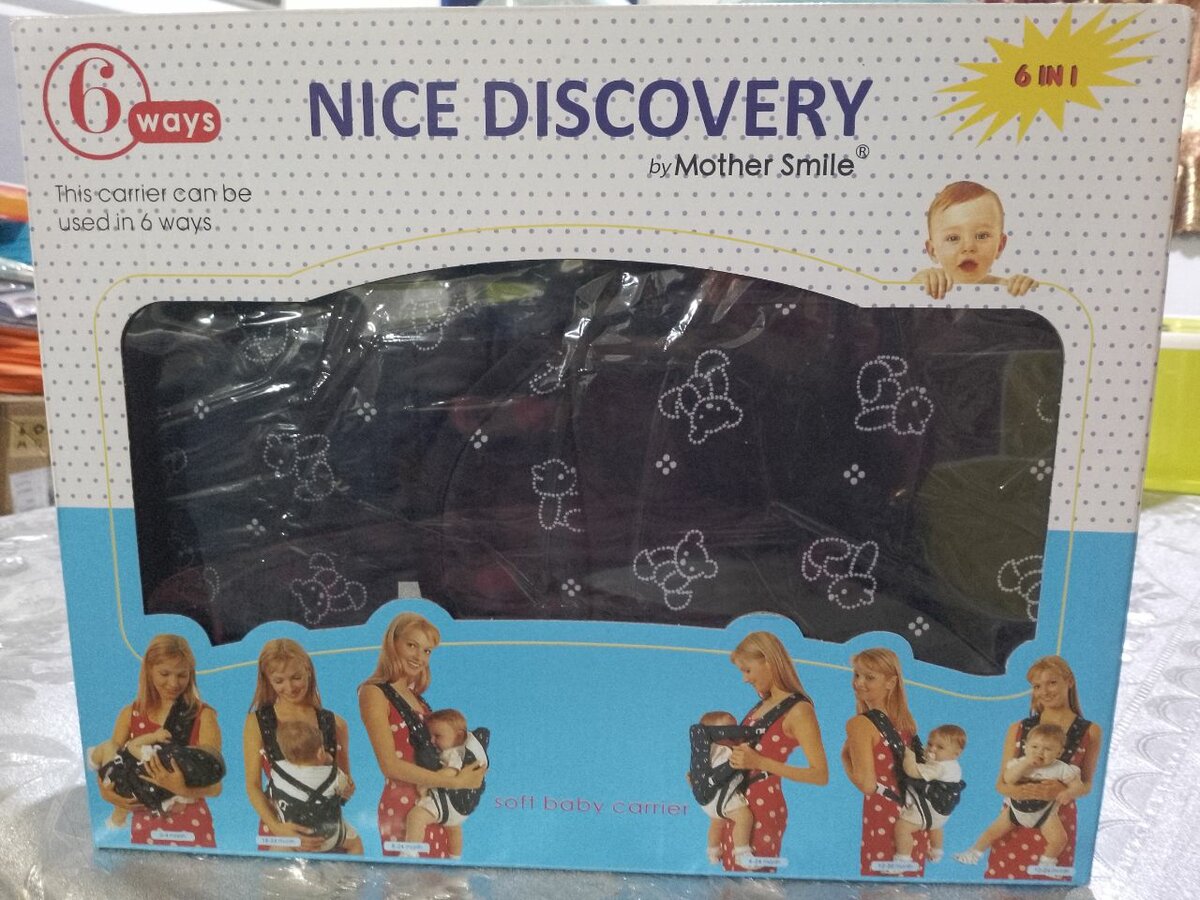 Porte-bébé réglable 6 en 1