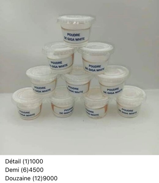 Poudre pour produits corporel