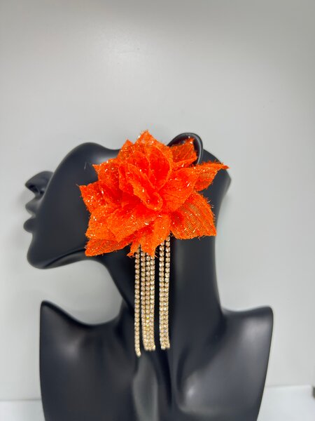 Épingle Cheveux Fleur Strass