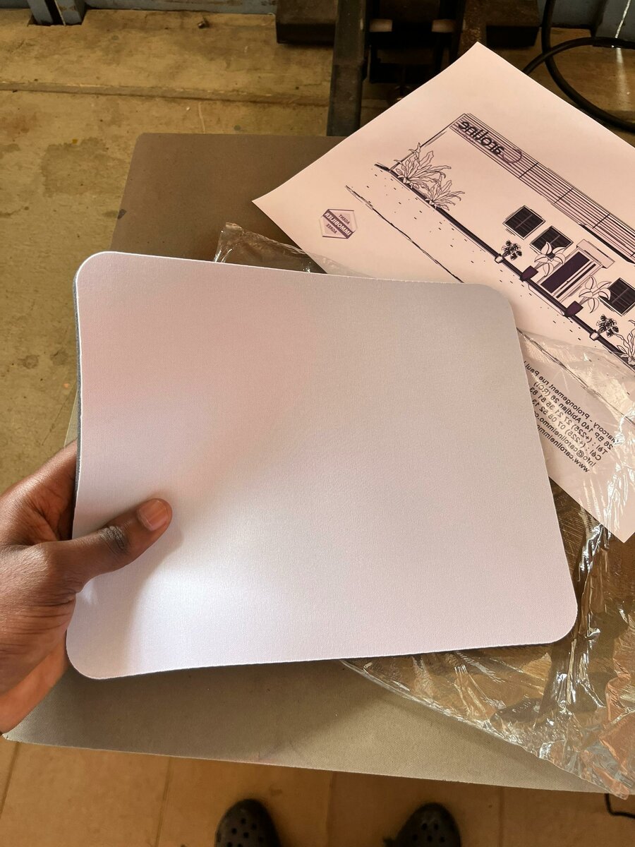 Tapis de souris ergonomique