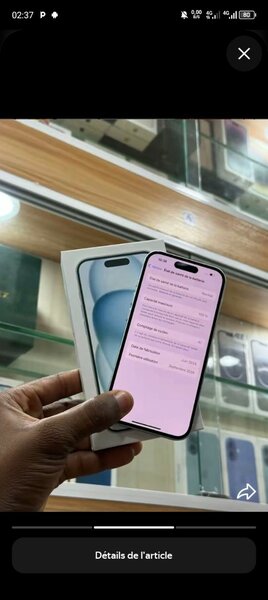 Smartphone dernier modèle