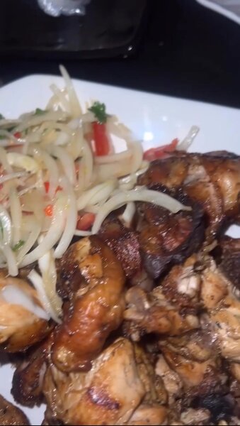 Poulet grillé savoureux