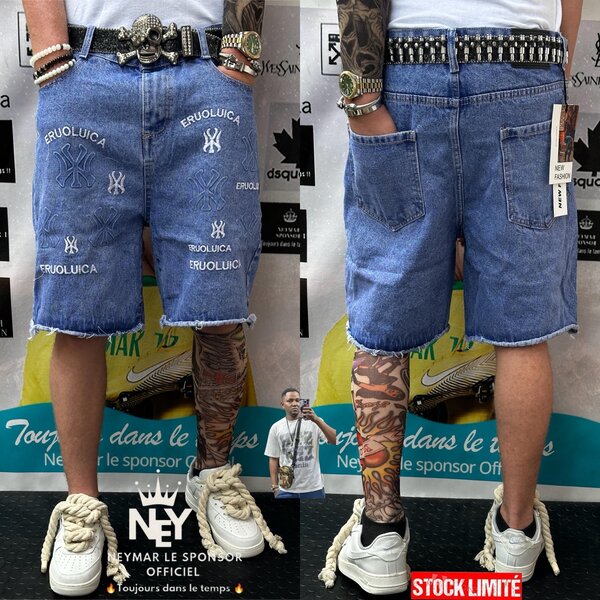 Short en jean Eroulica homme