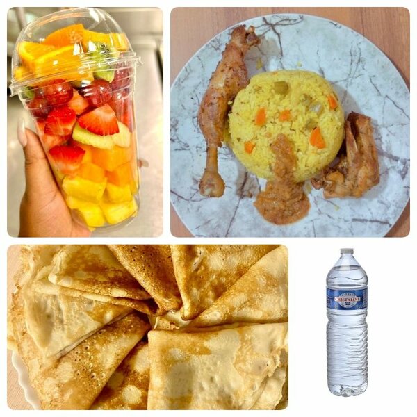 Riz au légumes + pack dessert