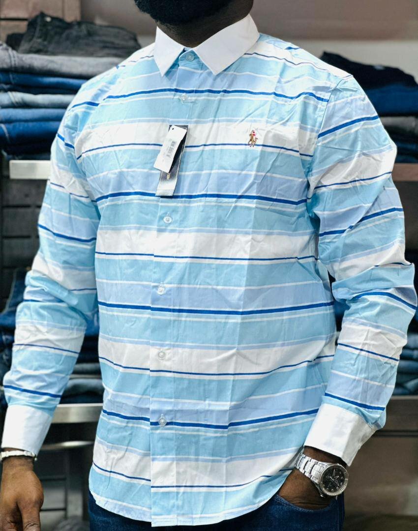 Chemise Homme Élégante Striée