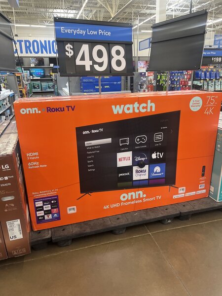 Téléviseur intelligent Onn. Roku 4K