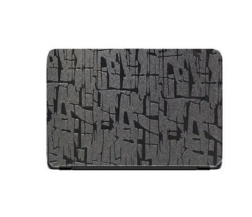 Universal Laptop Back Skin Crocodile Texture -Laptop Back Skin Sticker Black