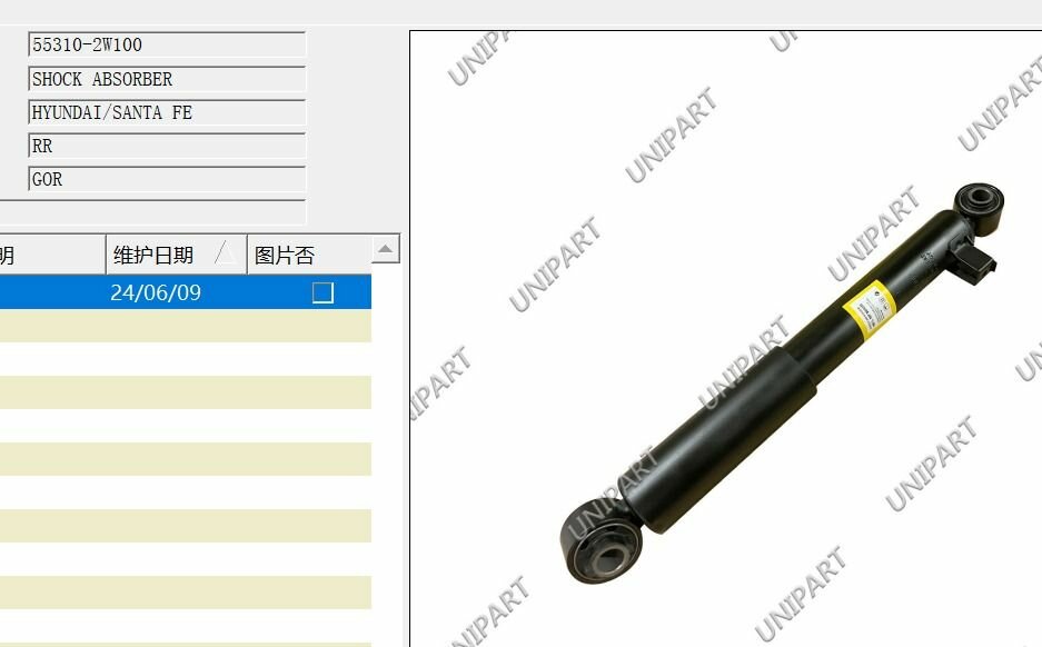 Amortisseur Hyundai et Nissan