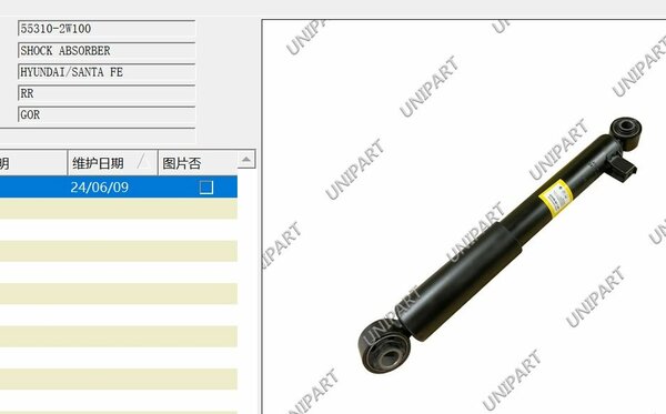 Amortisseur Hyundai et Nissan