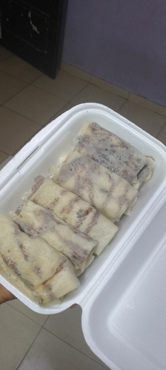 Crêpe nature roulé