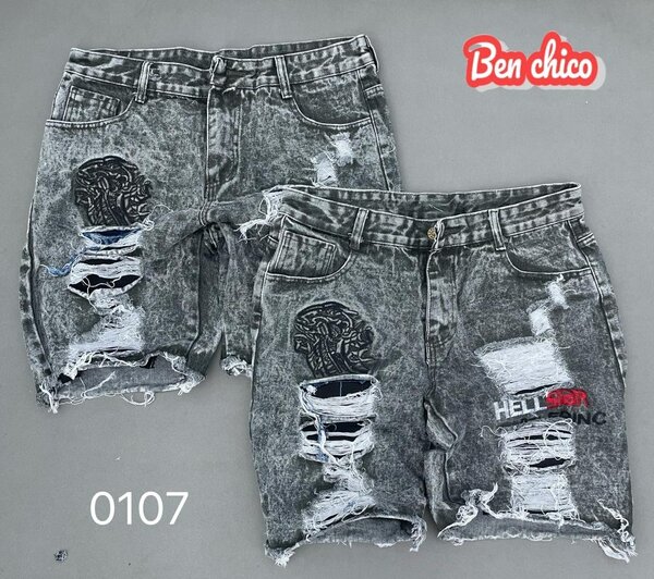 Shorts en jean déchirés tendance