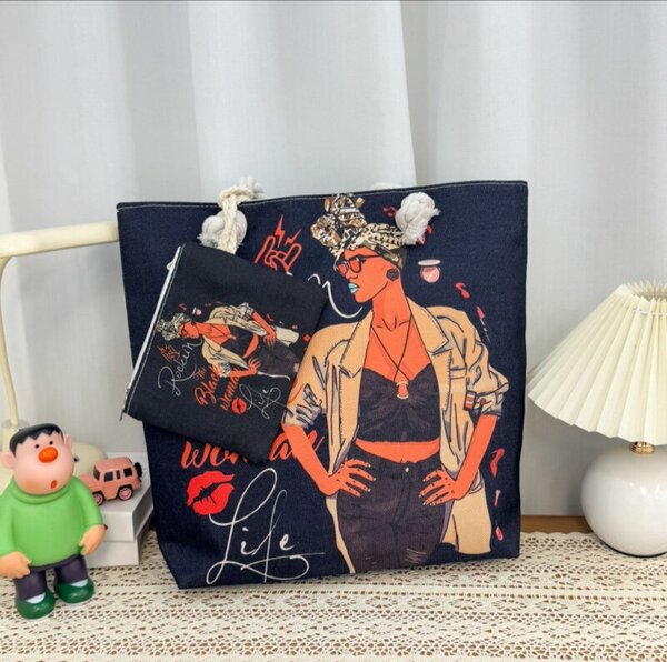 Sac cabas africain coloré