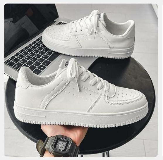 Sneakers Blancs Unisex en Cuir