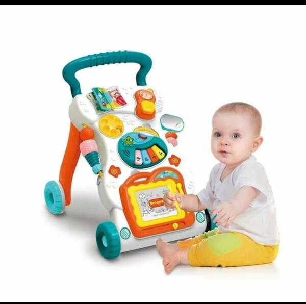 Chariot bébé éducatif 2-en-1