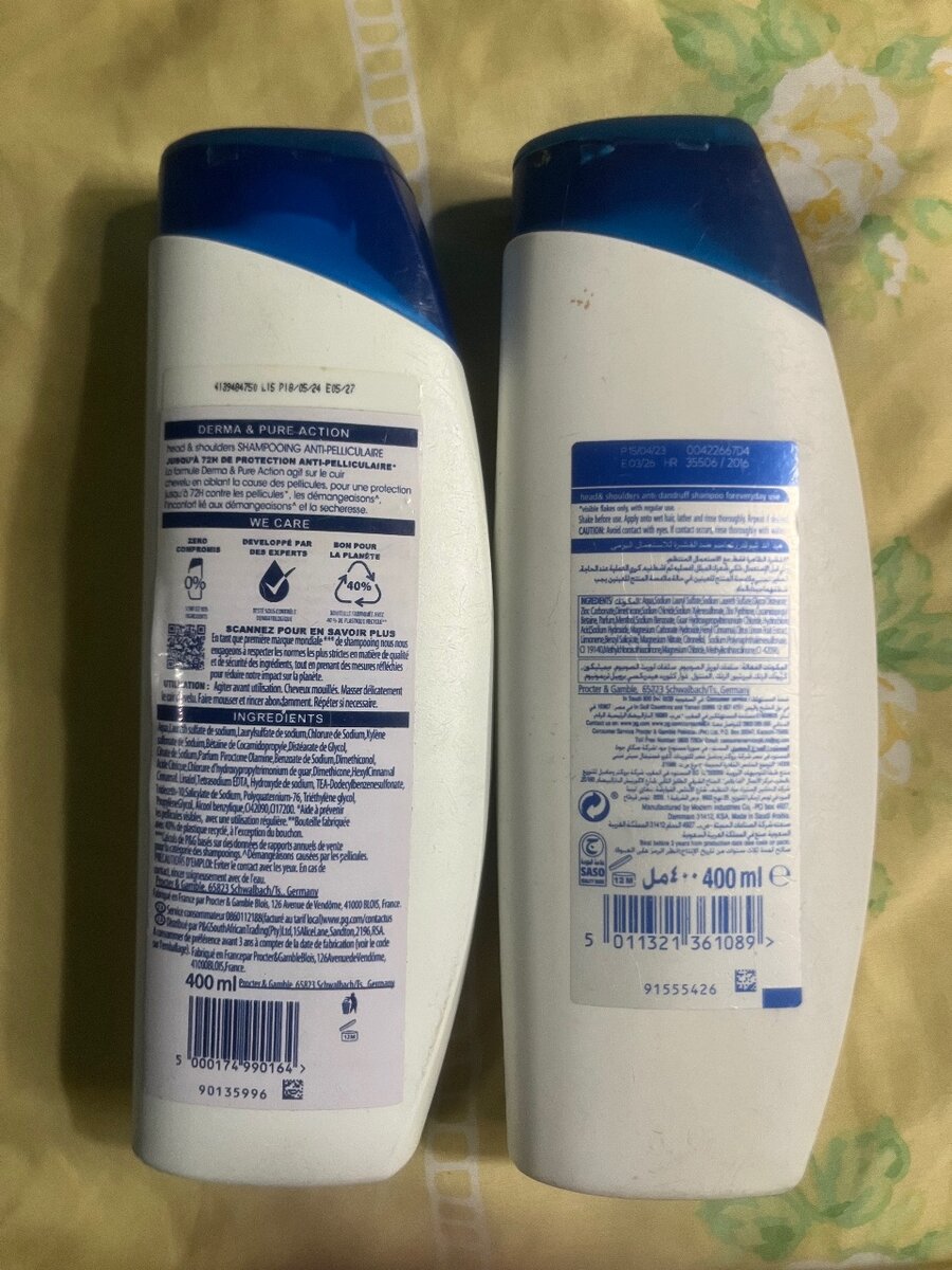 shampooing Shoulders antipel