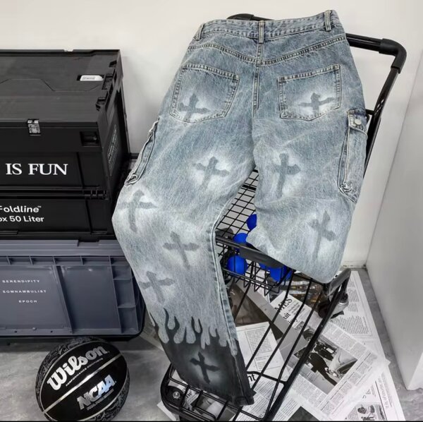 Street Style Gradient Jeans